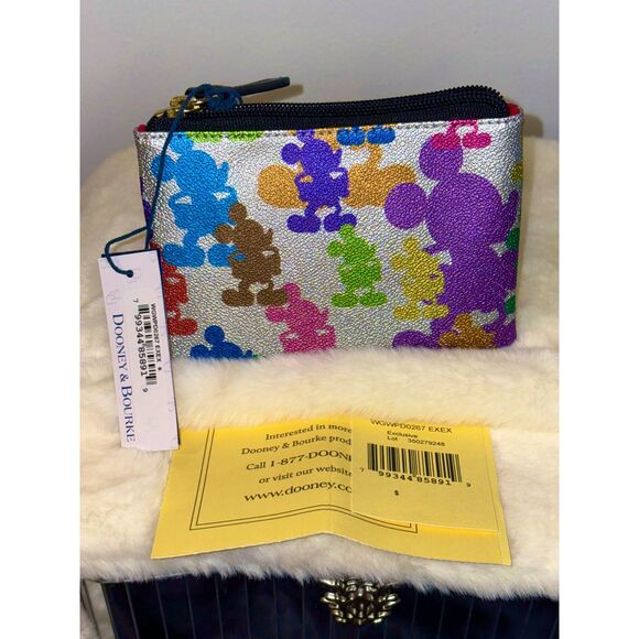 Disney Dooney & Bourke Mickey Mouse 10th Anniversary Coin Pouch NWT SPECIAL DEAL - Picture 5 of 9
